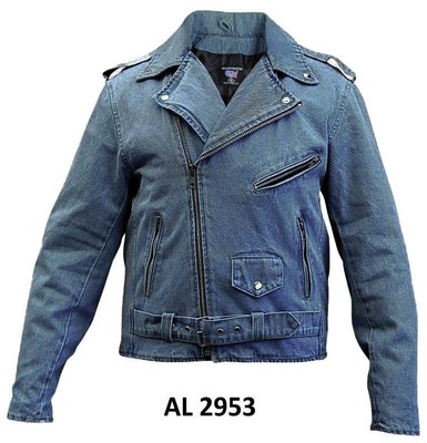 jean and leather jacket